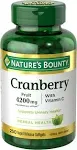 Nature's Bounty Cranberry with Vitamin C 4200 mg, 250 Softgels