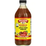 Bragg Cranberry Apple Cider Vinegar, Organic, - 16 fl oz