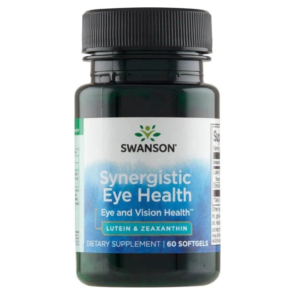 Swanson Synergistic Eye Health Lutein & Zeaxanthin - 60 softgels