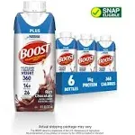 Boost Plus Complete Nutritional Drink Rich Chocolate, 8 fl oz, 6 PK