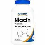 Nutricost Niacin Vitamin B3 Capsules