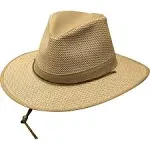 Henschel Men's Aussie Mesh Packable Hat - Khaki / S