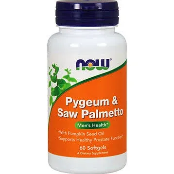 Now Pygeum Saw Palmetto 60 Softgels