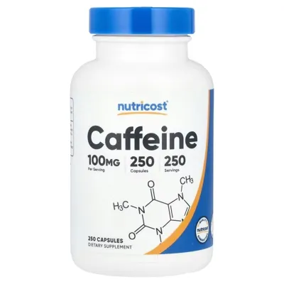 Nutricost Caffeine, 100 Mg, 250 Capsules : Target