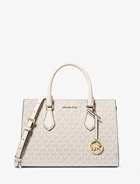 Michael Kors Women's Sheila Medium Logo Satchel