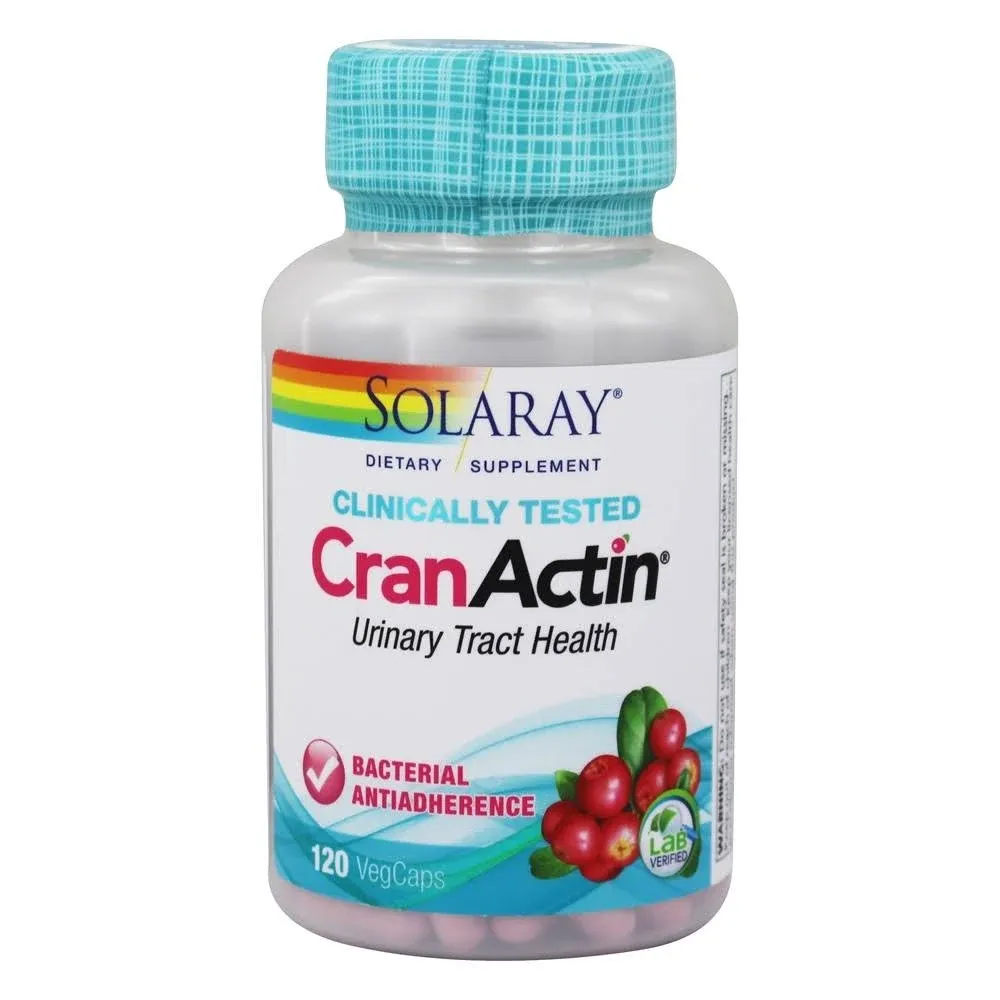 Solaray CranActin Cranberry Extract 120 Capsules