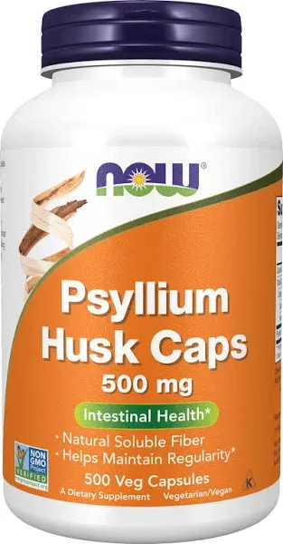 Now Psyllium Husk Caps mg