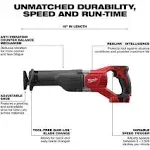 Milwaukee M18 18V Lithium-Ion Cordless Sawzall Reciprocating Saw with M18 Starter Kit (1) 5.0Ah Battery and Charger