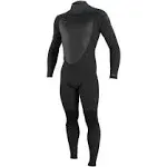 O'Neill Epic 3/2mm Men's Back Zip Full Wetsuit, Black / Gunmetal / L