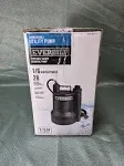 Everbilt SUP54-HD 1/6 HP Plastic Submersible Utility Pump