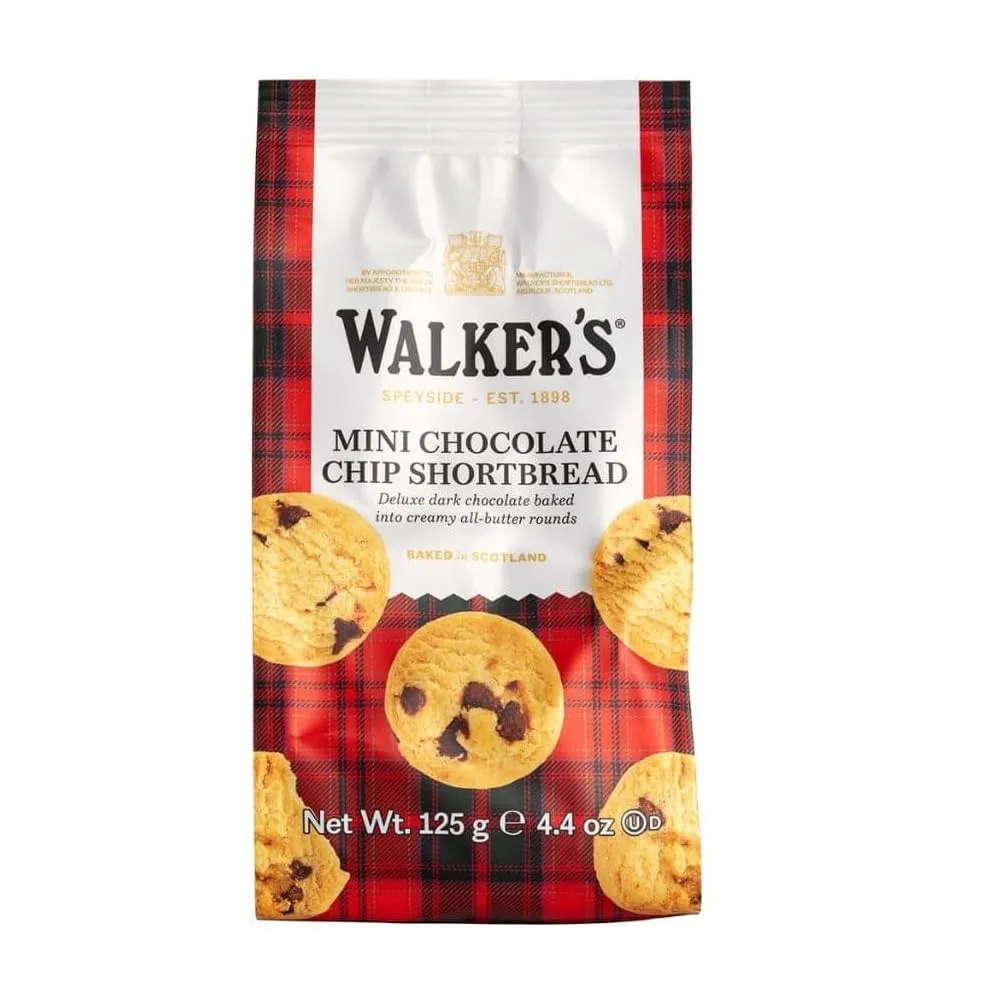 Walkers Mini Chocolate Chip Shortbread Rounds