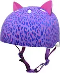 Krash! Youth Leopard Kitty Helmet - Purple