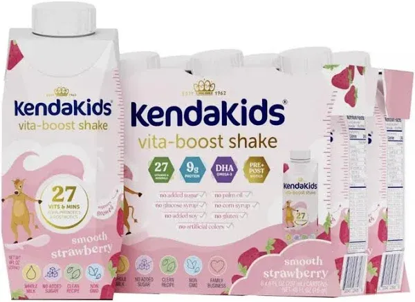 Kendakids Vita-Boost Nutritional Shake Strawberry 48oz