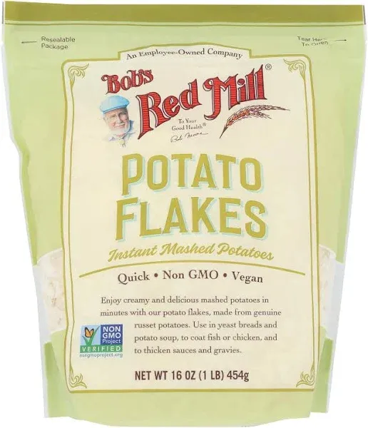 Bob's Red Mill Instant Mashed Potato Flakes 16 oz.