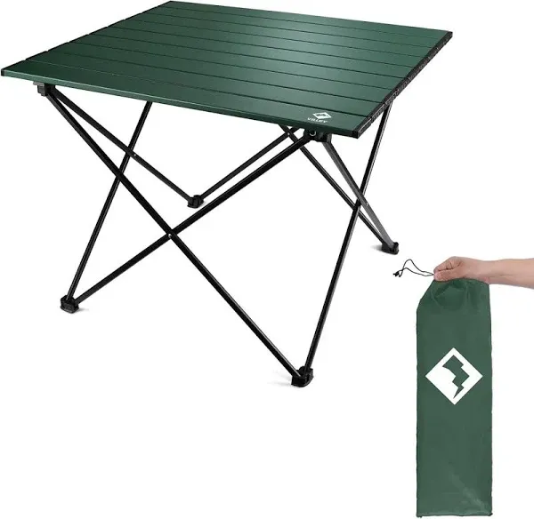 Ultralight Aluminum Folding Portable Camping Side Table with Carry Bag