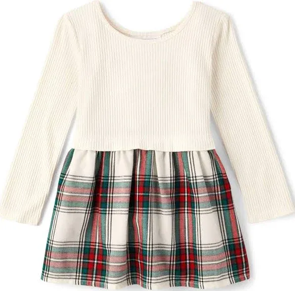 The Children's Place Baby Girls' And Toddler Long Sleeve Casual Dresses