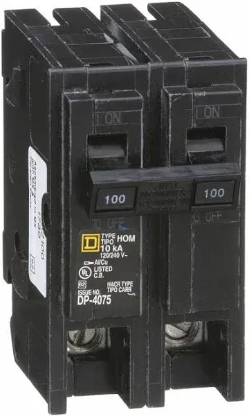 Square D Circuit Breaker HOM2100