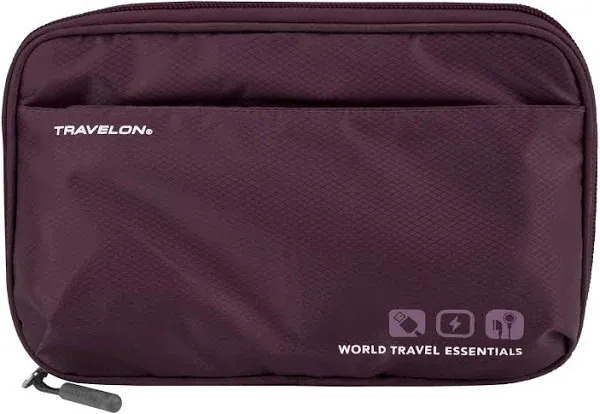 Travelon World Travel Essentials Tech Organizer, One Size