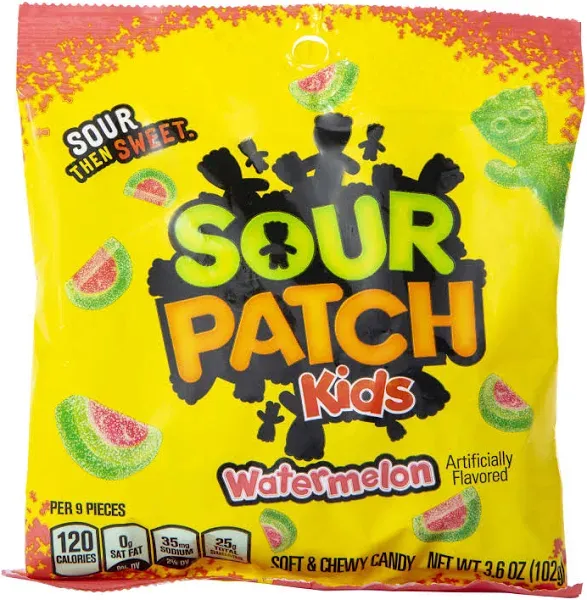 Sour Patch Kids Watermelon Soft Chewy Candy