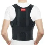 ORTONYX Comfort Posture Corrector Clavicle and Shoulder Support Back Brace, Fully Adjustable for Men and Women/656A-XL