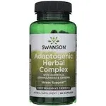 Swanson Rhodiola Ashwagandha Ginseng Complex Stress Support 60 pcs