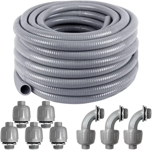 Ansgery Liquid-Tight Conduit and Kit 25ft