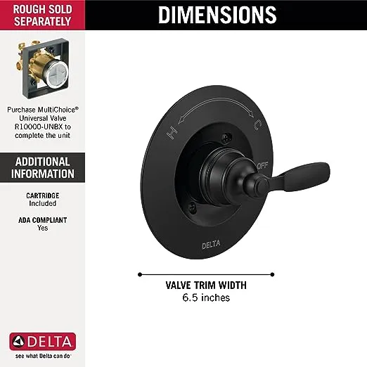 Delta Woodhurst Valve Only Trim T14032