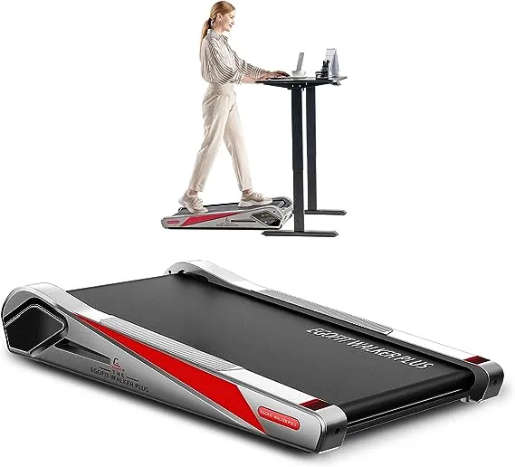 Egofit Walker Pro/Plus Smallest Under Desk Treadmill Walking Pad, Small &amp; Com...