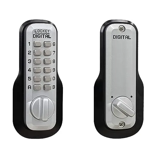 Lockey USA M210WH Mechanical, Keyless Deadbolt, White