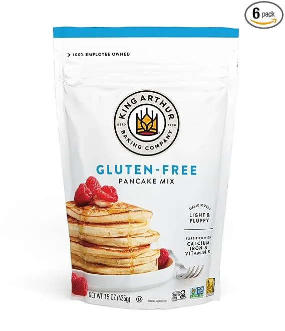 King Arthur Baking Company Gluten Free Pancake Mix 15 Oz