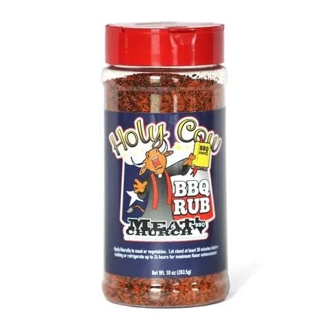 Meat Church BBQ Rub Combo: Honey Hog (14 oz) and The Gospel (14 oz) BBQ Rub and Seasoning for Meat and Vegetables, Gluten Free, One Bottle of Each