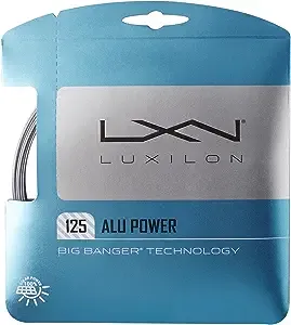 Luxilion ALU Power 125 Tennis Racquet String Set (16L Gauge, 1.25 mm)