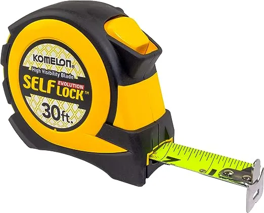 Komelon EV2830; 30' x 1" Self-Lock Evolution Tape Measure