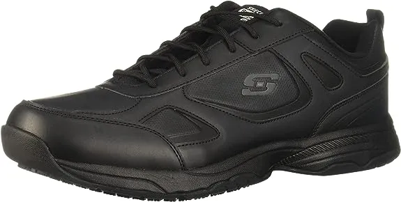 Skechers Men's Dighton Athletic Work Food Service Shoe, Black, 8.5 Wide