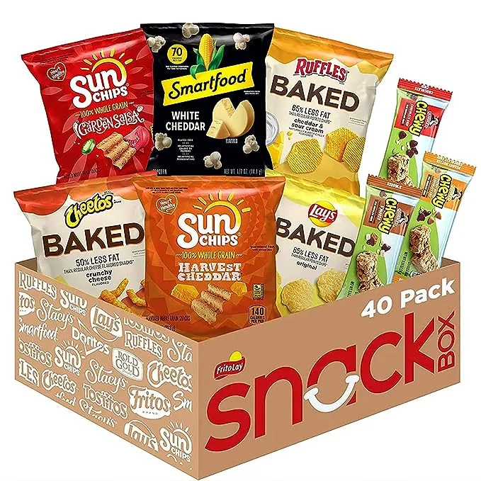 Snack Mix Snacks Variety Pack Chips and Cookies, 1oz Bags, 40 Count Multipack