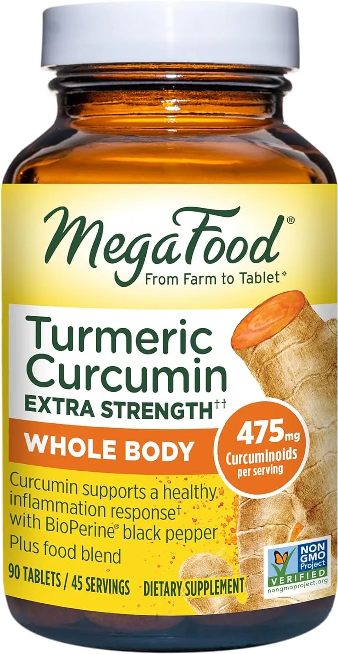 MegaFood - Turmeric Strength for Whole Body - 90 Tablets