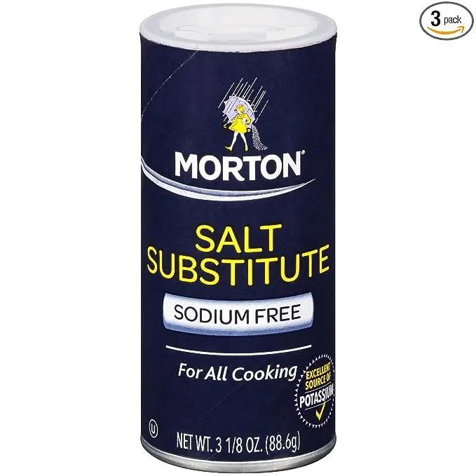 Morton Salt Substitute, Sodium Free, 3.12 Ounce