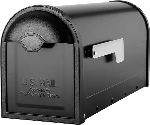 Architectural Mailboxes Winston Post Mount Mailbox Black