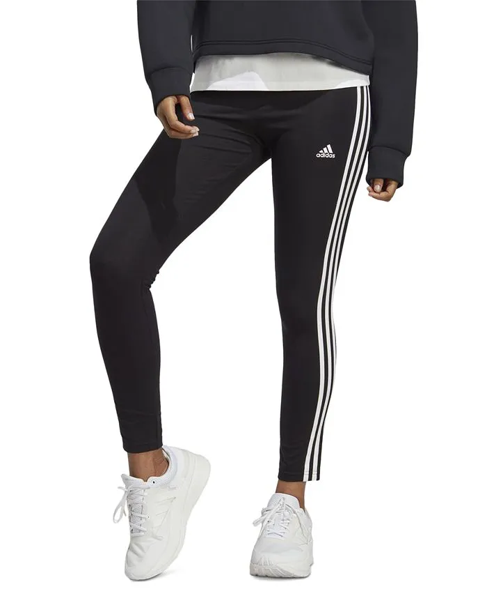 Women's Essentials High-Waist 3-Stripes Jersey Leggings