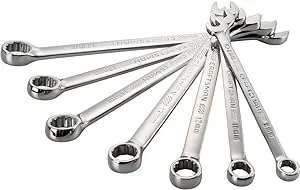 Craftsman 12 Point Metric Long Panel Combination Wrench Set 7 PC