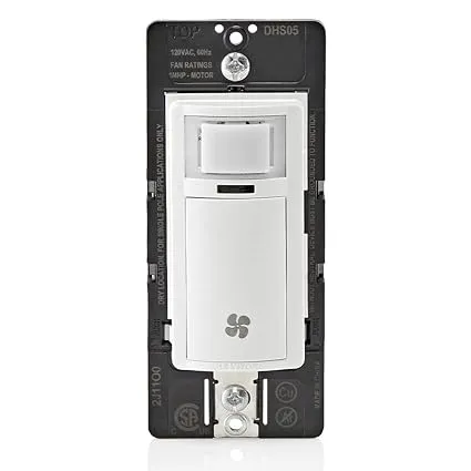 Leviton Decora Humidity Sensor and Fan Control