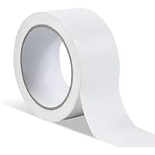 fowong Window Weather Sealing Tape, 2-Inch x 32 Yards White Window Insulation for Winter, Window Draft Sealing Film Tape, No Residue, Removes Cleanly