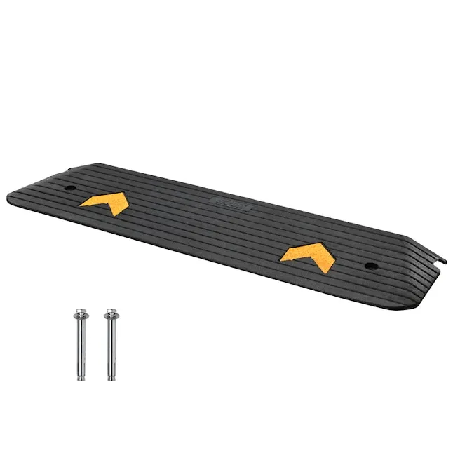 VEVOR 33069 lbs 1 in. Rise Upgraded Rubber Threshold Ramp