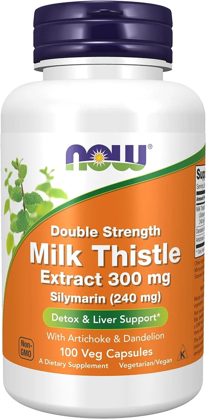 Now Foods Milk Thistle Extract, Double Strength 300 mg  -  200 VegCap