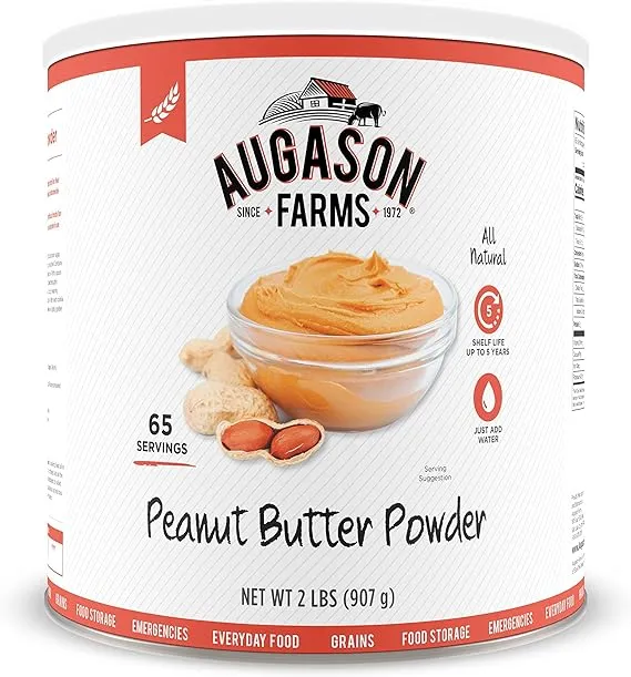 Augason Farms Peanut Butter Powder No. 10