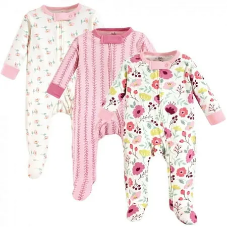 Touched by Nature Baby Girls' Organic Cotton Sleep and Play