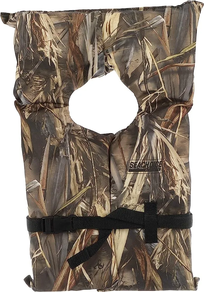 Seachoice 86030; Life Vest Adult Foam Camo