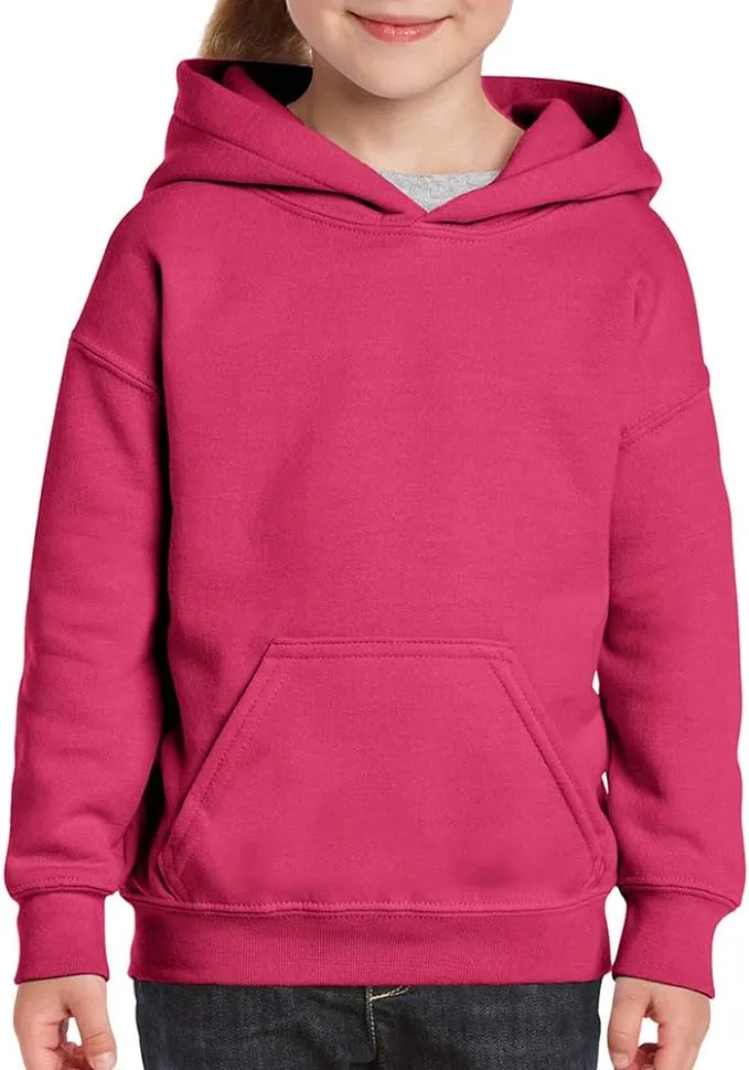 Gildan Heavy Blend Childrens Unisex Hooded Sweatshirt Top/Hoodie