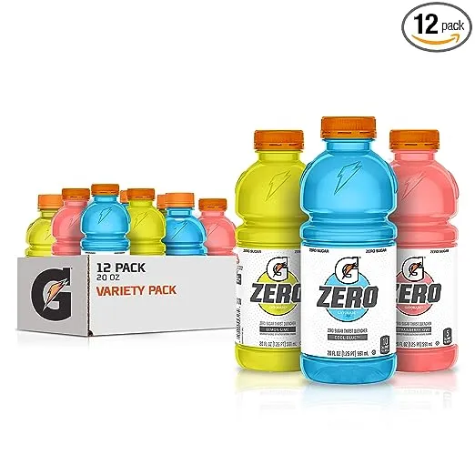 Gatorade Variety Pack Thirst Quencher 20 Fl Oz Bottles 12 Pack