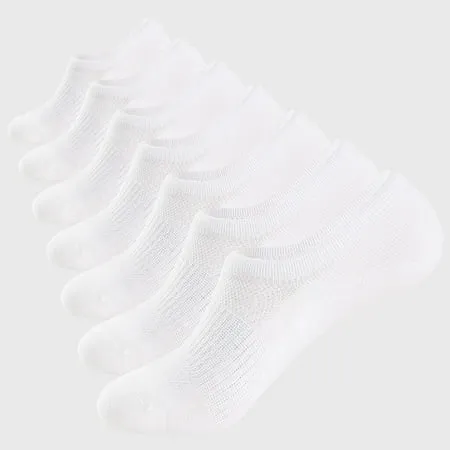 WANDER No Show Socks Mens 7/8 Pair Cotton Thin Non Slip Low Cut Men Invisible Sock 6-8/9-11/12-14